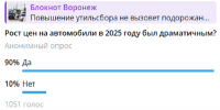 Воронежцы назвали «драматичным» рост цен на автомобили в 2025 году, – опрос - Bloknot-Voronezh.Ru