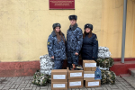 Сотрудники ОТБ-1 передали гуманитарную помощь бойцам, участвующим в специальной военной операции