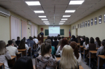 Встреча заместителя председателя суда Д.И. Тисленко со студентами ЦФ РГУП имени В.М. Лебедева