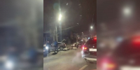 Появилось видео с места массового ДТП в центре Воронежа - ГТРК Воронеж