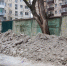Ледяные горы выросли во дворе дома в Воронеже - Bloknot-Voronezh.Ru