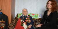 В Россоши участницу ВОВ поздравили с наступающим 8 Марта - РИА Воронеж