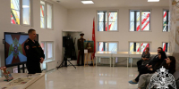 Тематическая встреча с офицером Росгвардии прошла в Центре военно - патриотического воспитания «Музей - диорама» - Росгвардия