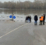 В воронежском селе Коротояк развели понтонный мост через реку Дон - РИА Воронеж