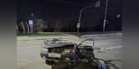 «Ладу» практически раздавило в ночном ДТП у воронежского моста: есть погибший - TV-Gubernia.Ru
