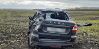 Водитель «Лады» насмерть разбился в ДТП с «перевёртышем» на воронежской трассе - ГТРК Воронеж