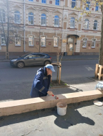 Сотрудники министерства и подведомственных учреждений приняли участие в общегородском субботнике