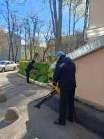Сотрудники министерства и подведомственных учреждений приняли участие в общегородском субботнике