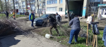 Сотрудники министерства и подведомственных учреждений приняли участие в общегородском субботнике