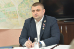 Председатель Воронежской городской Думы, Герой России Андрей Дьяченко провел прием семей участников СВО в управе Советского района