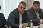 Председатель Воронежской городской Думы, Герой России Андрей Дьяченко провел прием семей участников СВО в управе Советского района