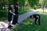 В Северном студгородке ВГУ прошел весенний субботник