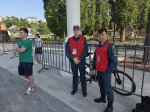 Участие студентов и сотрудников кафедры в обеспечении безопасности полумарафона