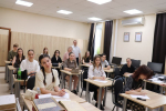 Студенты гуманитарного факультета Воронежского государственного педагогического университета на архивной практике.