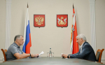 Жилищное строительство и ремонт дорог обсудили Марат Хуснуллин и губернатор Воронежской области