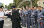 В Воронеже росгвардейцы приняли участие в общегородском гарнизонном разводе