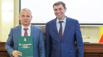 Мэр Воронежа Сергей Петрин наградил сотрудников управ после успешной сдачи норм ГТО