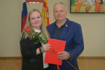 В городском парламенте состоялось торжественное мероприятие, посвященное Дню воспитателя и дошкольных работников