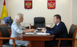 Корректировки регионального законодательства обсудил с Наталией Хван председатель Воронежской облдумы