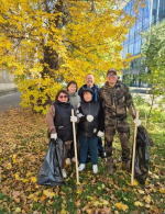 Участие в общегородском субботнике