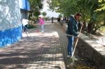 Сотрудники УФК по Воронежской области приняли участие в общегородском субботнике в рамках осеннего месячника по благоустройству и санитарной очистке территорий