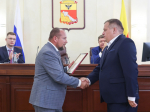 В мэрии поздравили работников дорожного хозяйства.